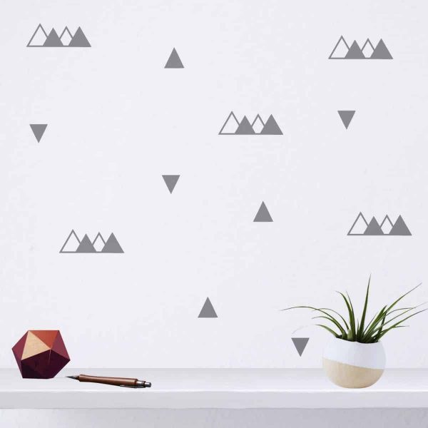 Black Triangle Wall Decals - Image 4