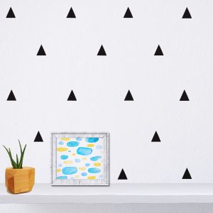 Black Triangle Wall Decals