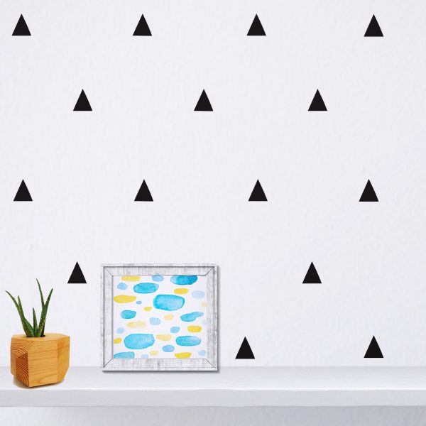 Black Triangle Wall Decals