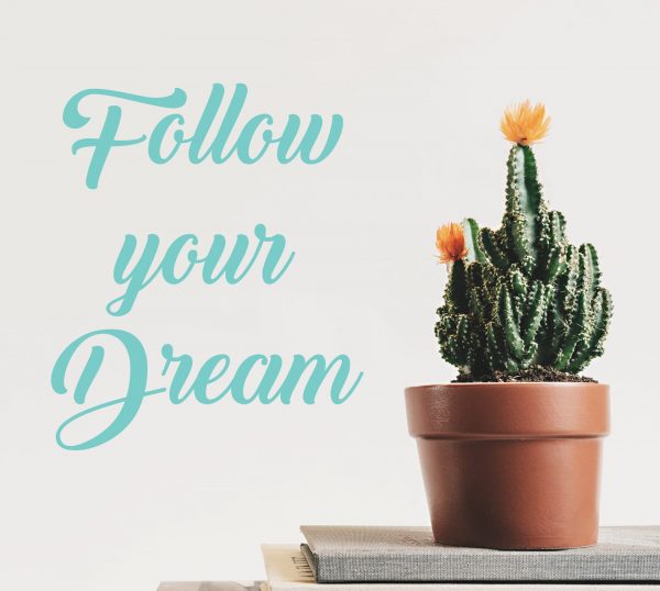 Follow Your Dream Quote Wall Decal - Image 4