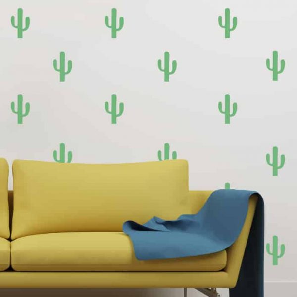 Cactus Vinyl Wall Pattern