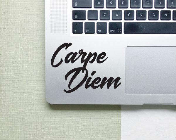 Carpe Diem Laptop Decal - Image 2
