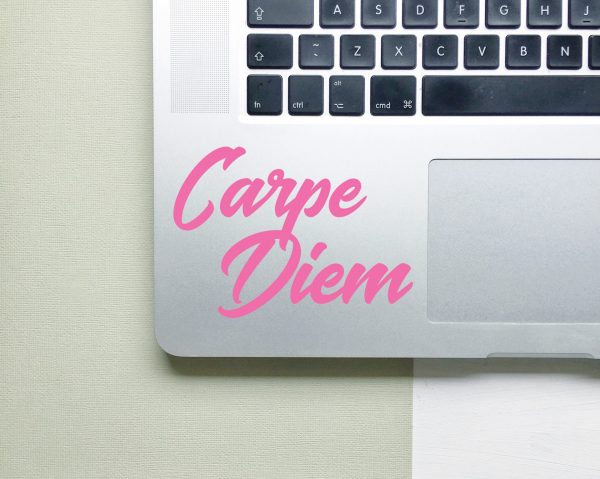 Carpe Diem Laptop Decal - Image 3