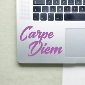 Carpe Diem Laptop Decal