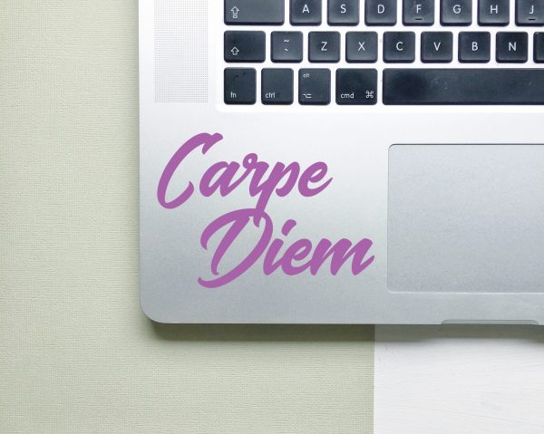 Carpe Diem Laptop Decal