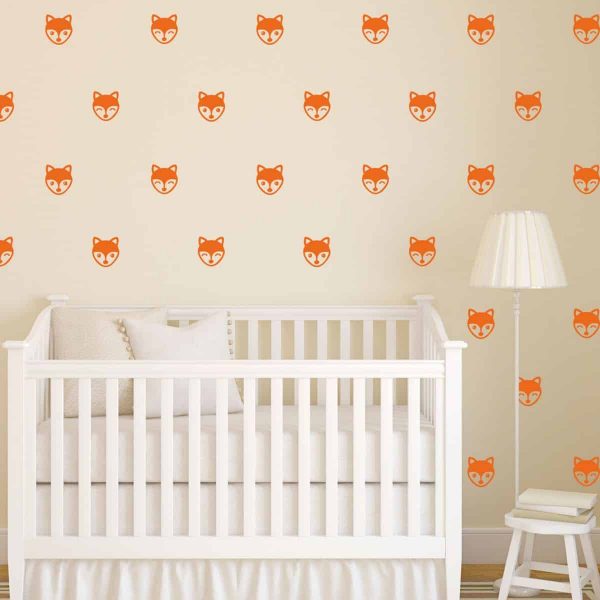 Fox Face Wall Decals