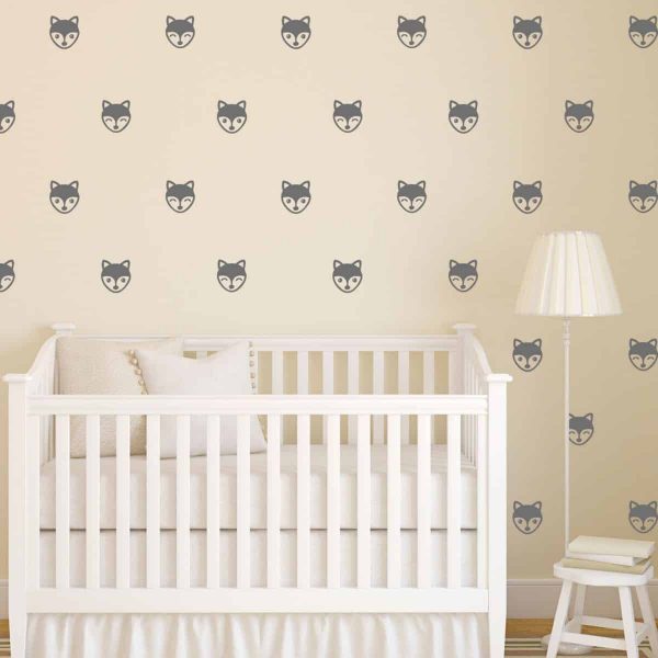 Fox Face Wall Decals - Image 2