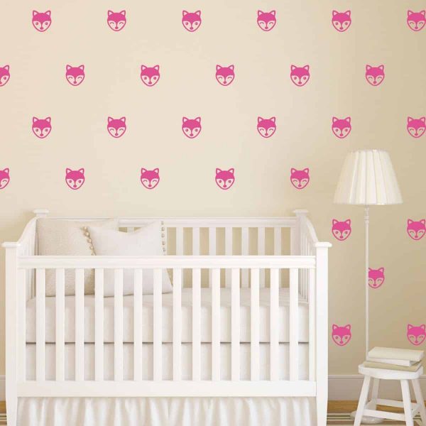 Fox Face Wall Decals - Image 3