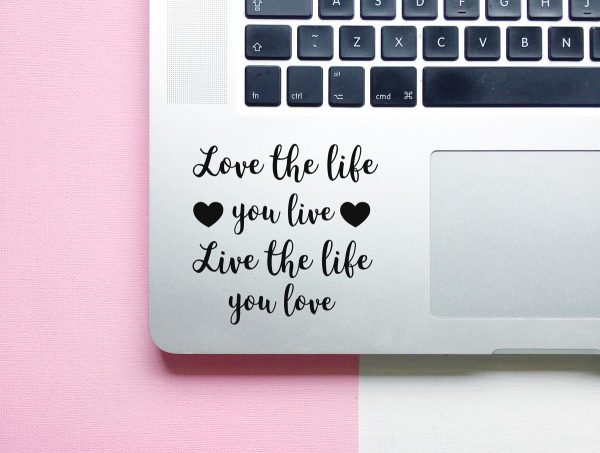 Quote Laptop Decal