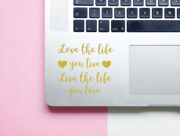 Quote Laptop Decal - Image 2