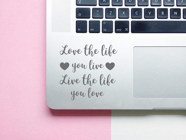Quote Laptop Decal - Image 4