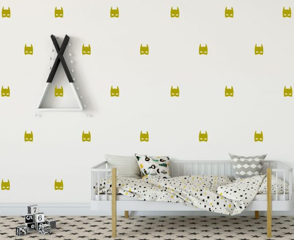 Batman Mask Superhero Wall Decal - Image 6