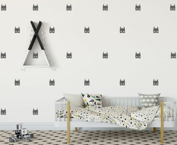 Batman Mask Superhero Wall Decal - Image 3