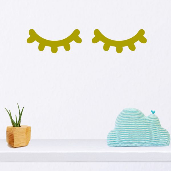 Sleepy Eyes/Eyelashes Wall Decal - Image 4
