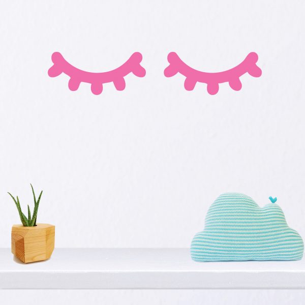 Sleepy Eyes/Eyelashes Wall Decal - Image 2