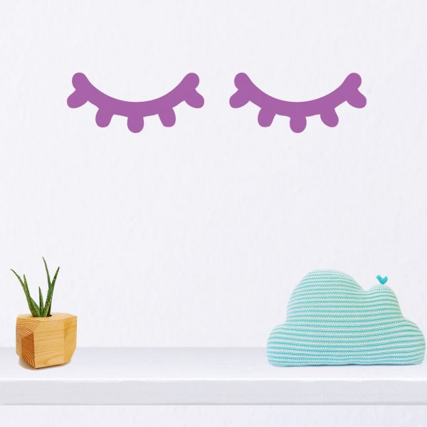 Sleepy Eyes/Eyelashes Wall Decal - Image 3