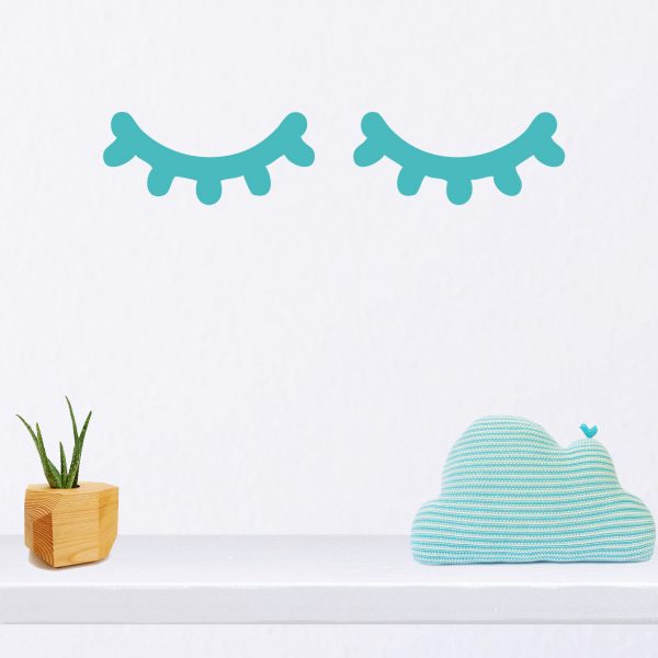 Sleepy Eyes/Eyelashes Wall Decal - Image 5
