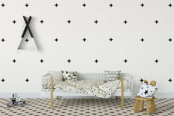 Cross Plus Sign Wall Decal