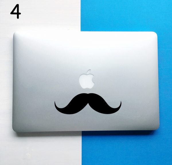 Moustache Laptop Decal - Image 4