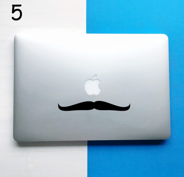 Moustache Laptop Decal - Image 5