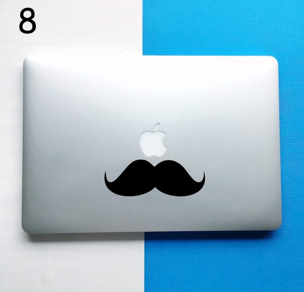 Moustache Laptop Decal - Image 8