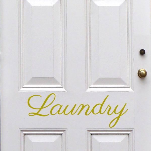 Laundry Door Decal - Image 2