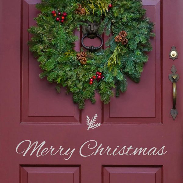 Merry Christmas Door/Window Decal - Image 2