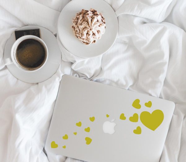Heart Laptop Stickers - Image 2