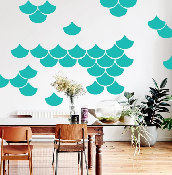Mermaid Scale Wall Decal - Image 4