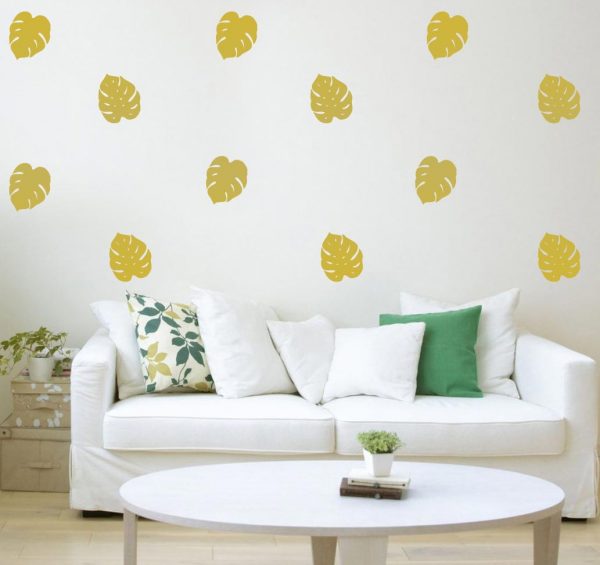 Tropical Leaf/Monstera Plant Wall Stickers - Image 4
