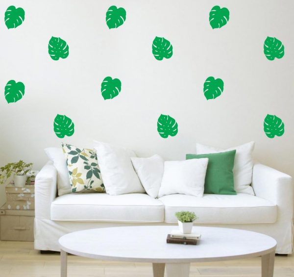 Tropical Leaf/Monstera Plant Wall Stickers