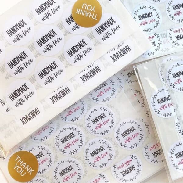 Handmade With Love Labels - Image 3