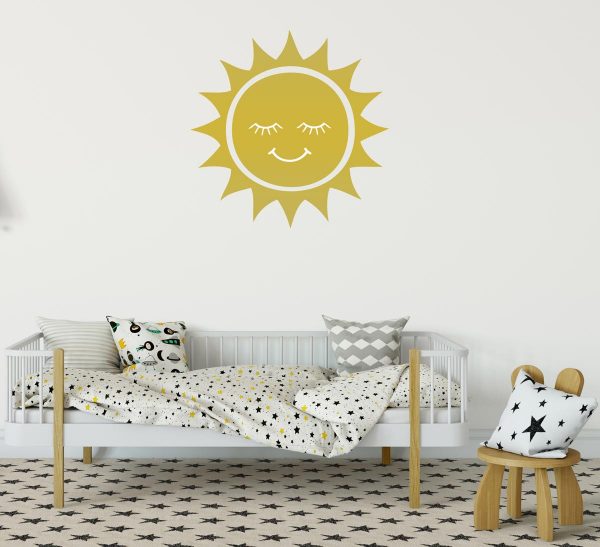 Smiling Sun Wall Decal