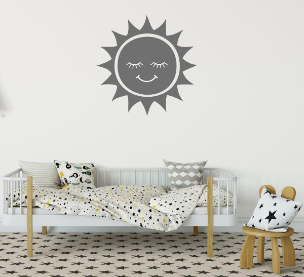 Smiling Sun Wall Decal - Image 4