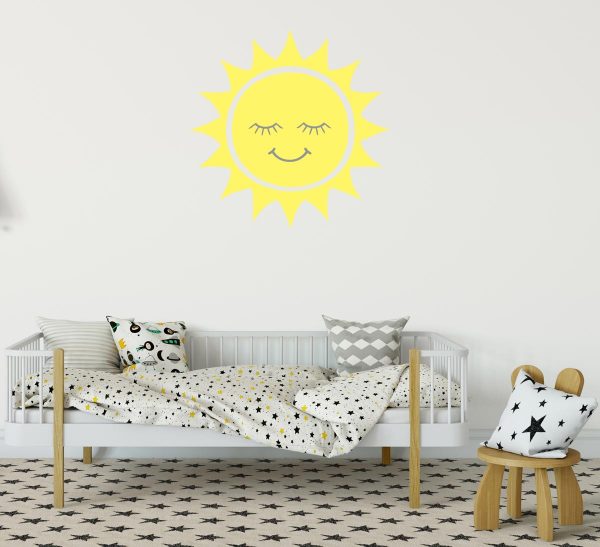 Smiling Sun Wall Decal - Image 3