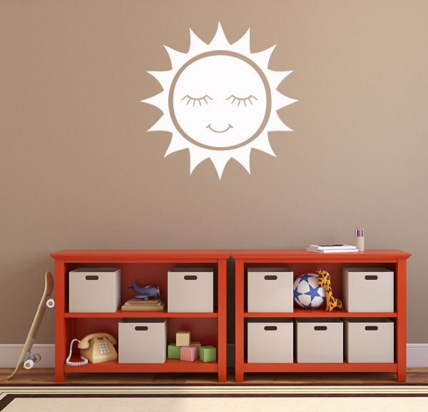 Smiling Sun Wall Decal - Image 2