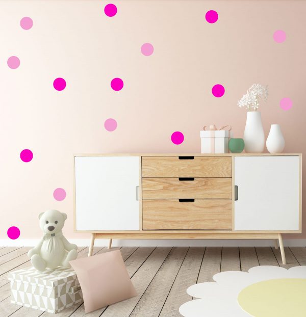 Pink Confetti Decals