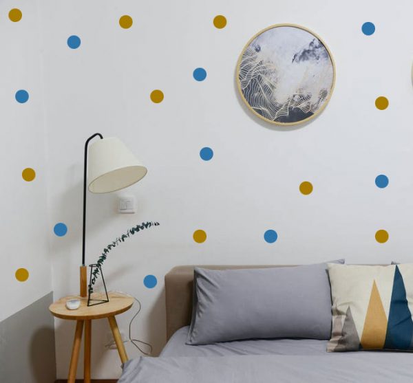 Multi-Colour Polka Dots Stickers