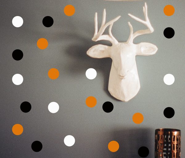 Halloween Confetti Polka Dot Wall Decals