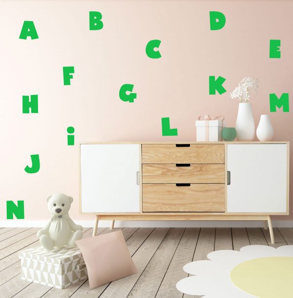 26 Alphabet/ABC letter vinyl decals - Image 4