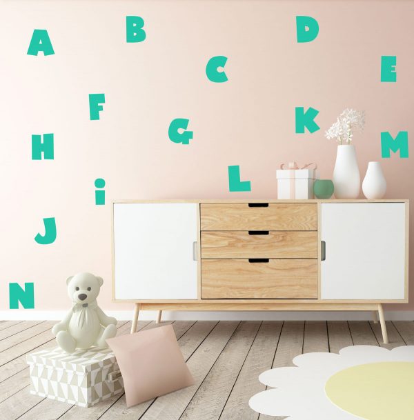 26 Alphabet/ABC letter vinyl decals - Image 6