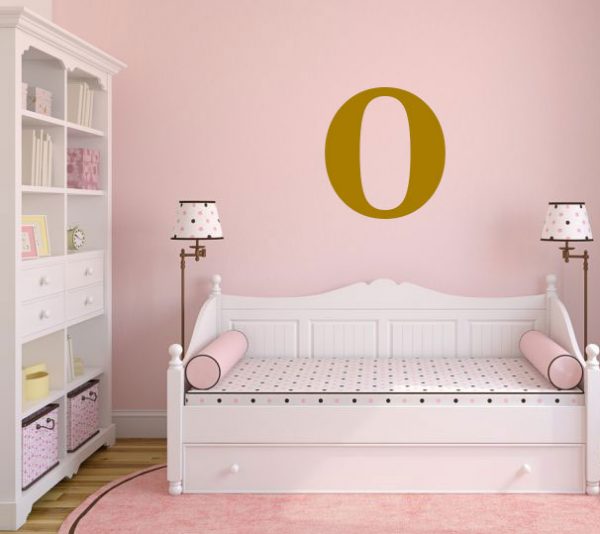 Personalized Single Letter Nursery Wall Decal - Image 2
