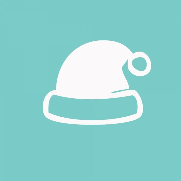 Santa's Hat Sticker - Image 2
