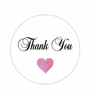 Thank you Craft Label/Sticker