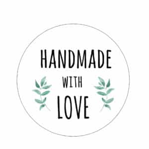 Handmade With Love Stickers/Labels