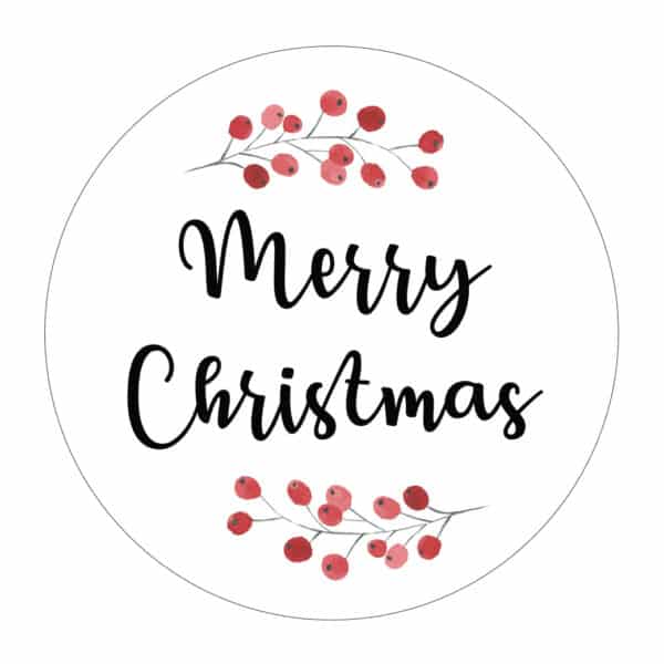 Merry Christmas Labels/Stickers