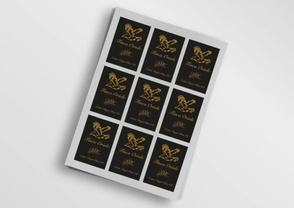 Rectangular Labels on Sheets