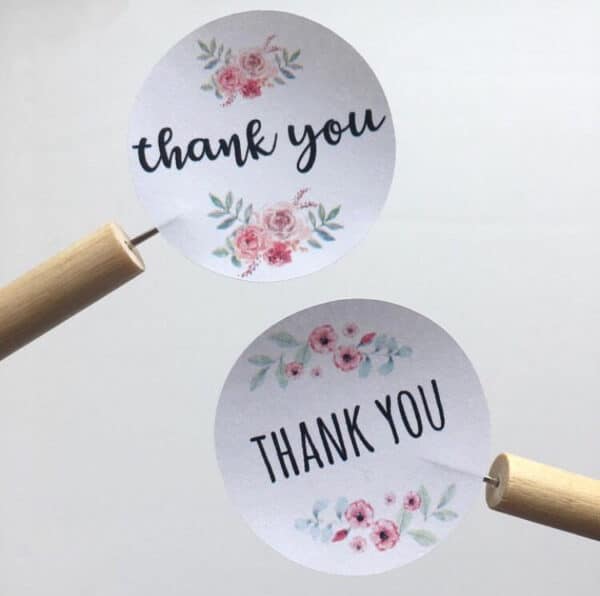 Thank you Craft Label/Sticker - Image 2