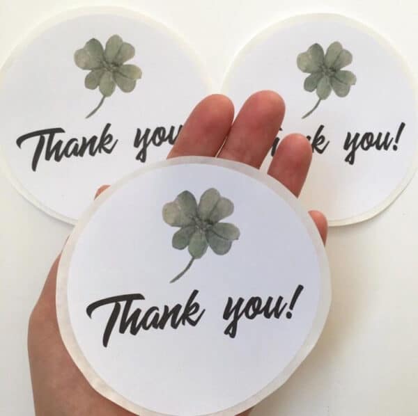 Thank you Craft Label/Sticker - Image 2