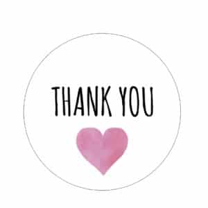 Thank you Craft Label/Sticker